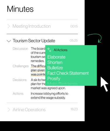 screenshot of Brief AI